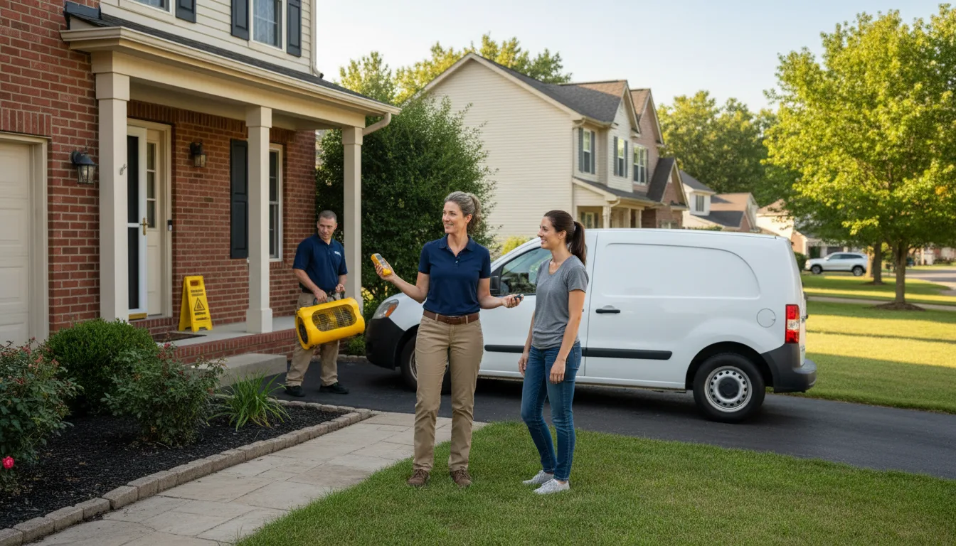 Water restoration image for Fire And Smoke Damage Restoration in Gilmore, AR